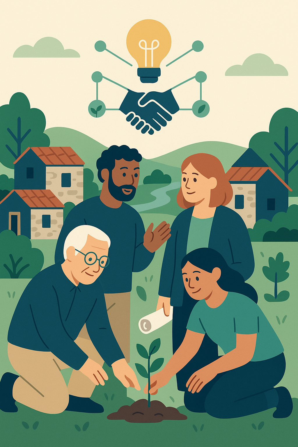 Red vecinal de Ames reunida